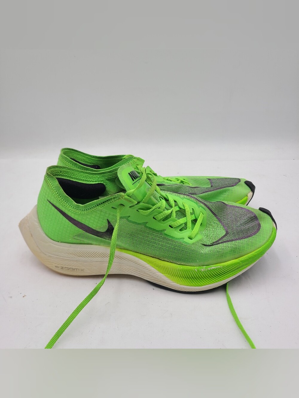 B50 Rare Nike ZoomX Vaporfly NEXT% 2 Green Running CU4123-300 Men's Size 7.5
